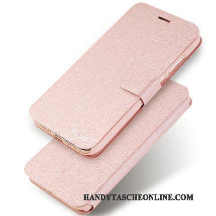 Hülle Huawei G7 Plus Folio Handyhüllen Anti-sturz, Case Huawei G7 Plus Lederhülle Rosa