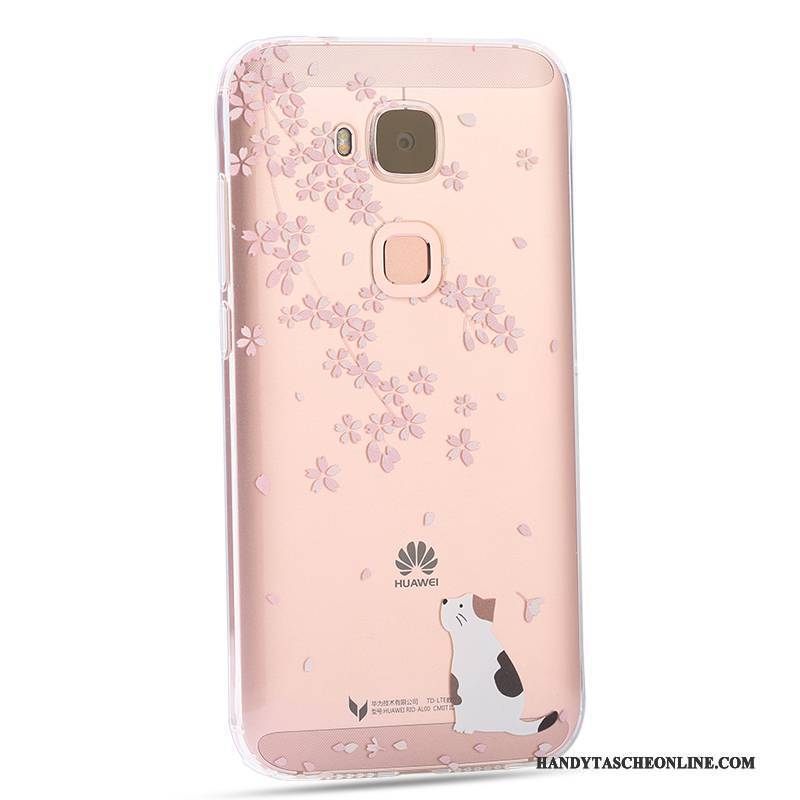 Hülle Huawei G7 Plus Schutz Persönlichkeit Handyhüllen, Case Huawei G7 Plus Weiche Rosa