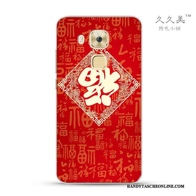 Hülle Huawei G9 Plus Taschen Rot Handyhüllen, Case Huawei G9 Plus Schutz