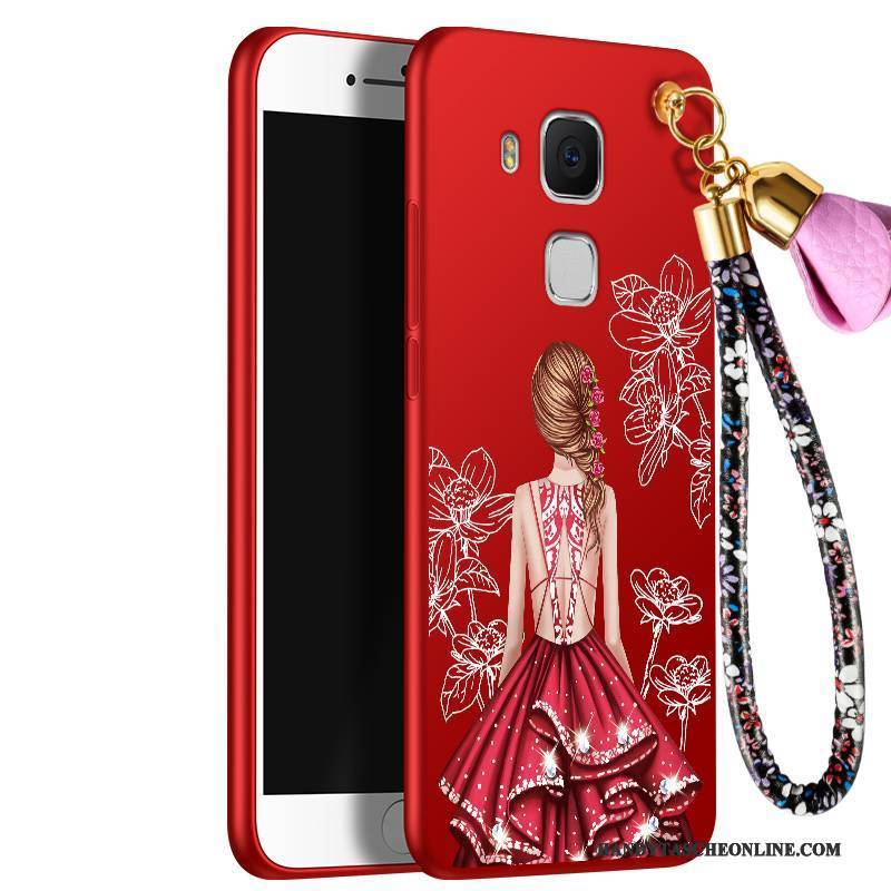 Hülle Huawei G9 Plus Taschen Trend Rot, Case Huawei G9 Plus Silikon Anti-sturz Persönlichkeit