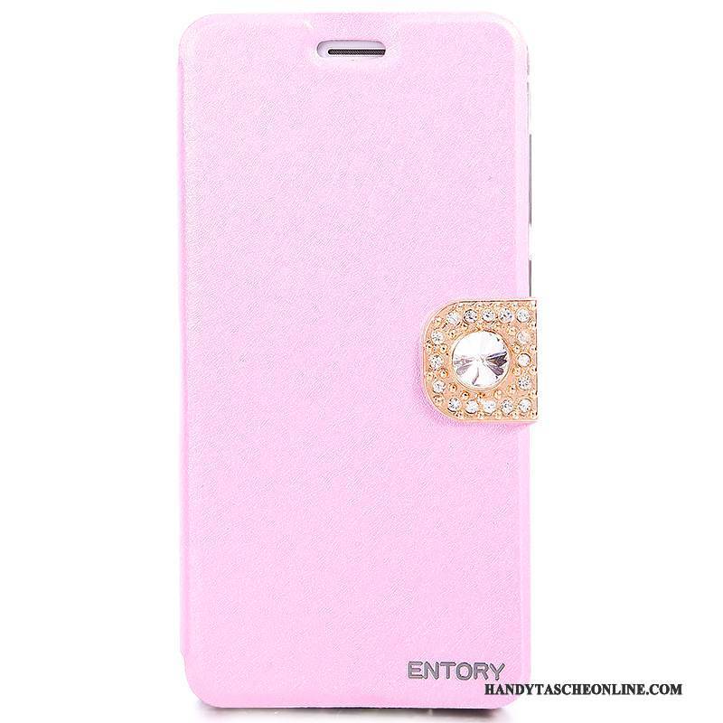 Hülle Huawei G9 Plus Weiche Rosa Handyhüllen, Case Huawei G9 Plus Lederhülle