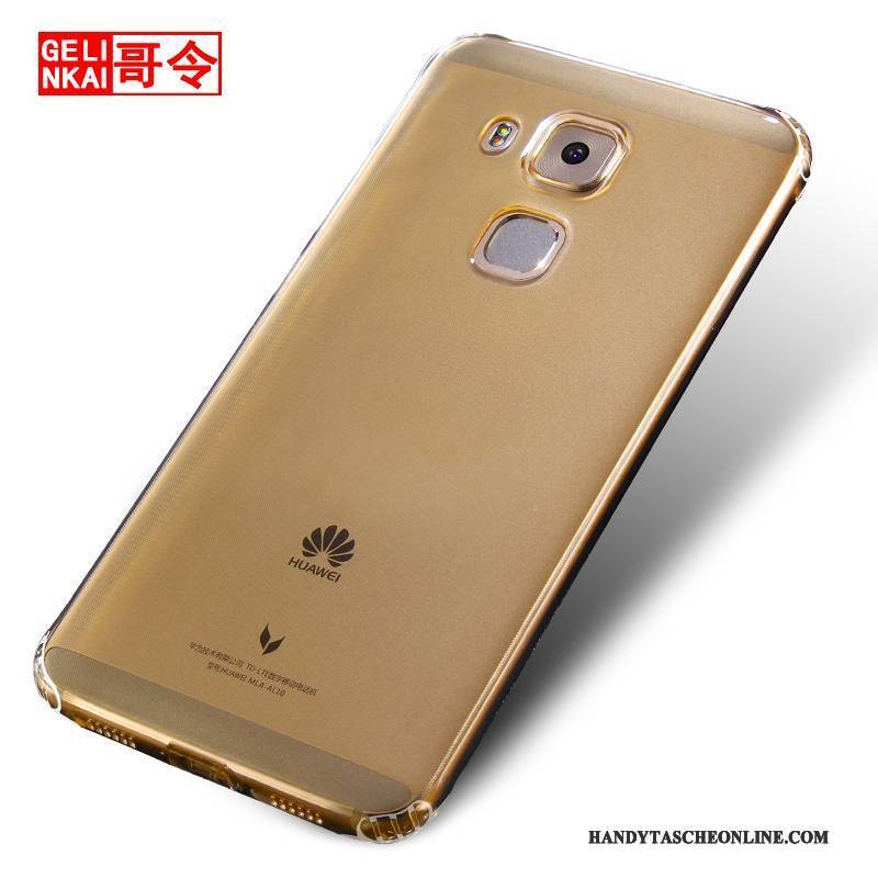 Hülle Huawei G9 Plus Weiche Transparent Handyhüllen, Case Huawei G9 Plus Taschen Anti-sturz Gold