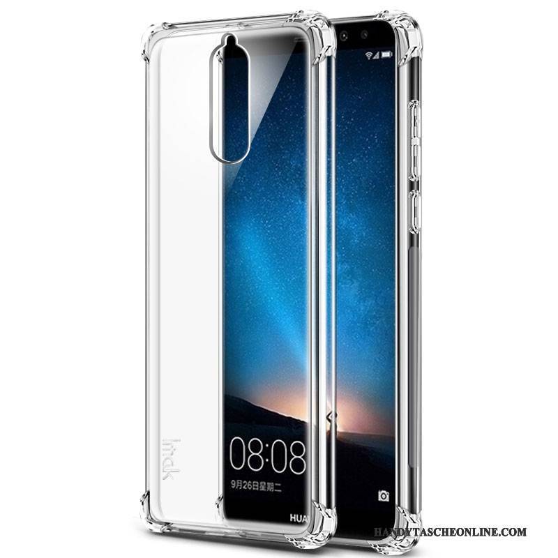 Hülle Huawei Mate 10 Lite Silikon Nubuck Handyhüllen, Case Huawei Mate 10 Lite Schutz Anti-sturz Transparent