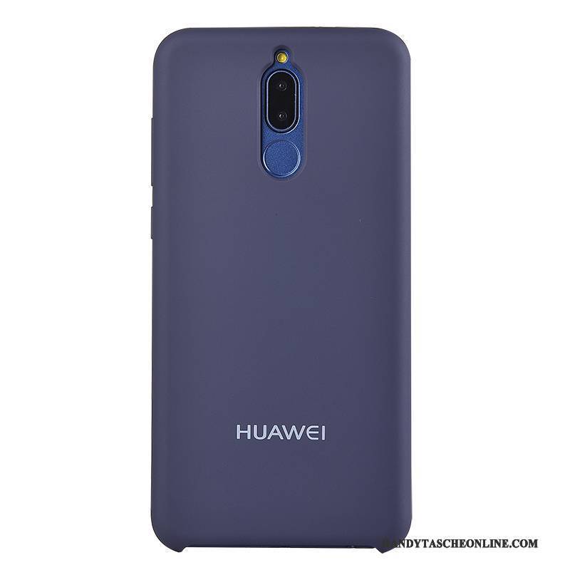Hülle Huawei Mate 10 Lite Weiche Handyhüllen Nubuck, Case Huawei Mate 10 Lite Silikon Trend Dunkelblau