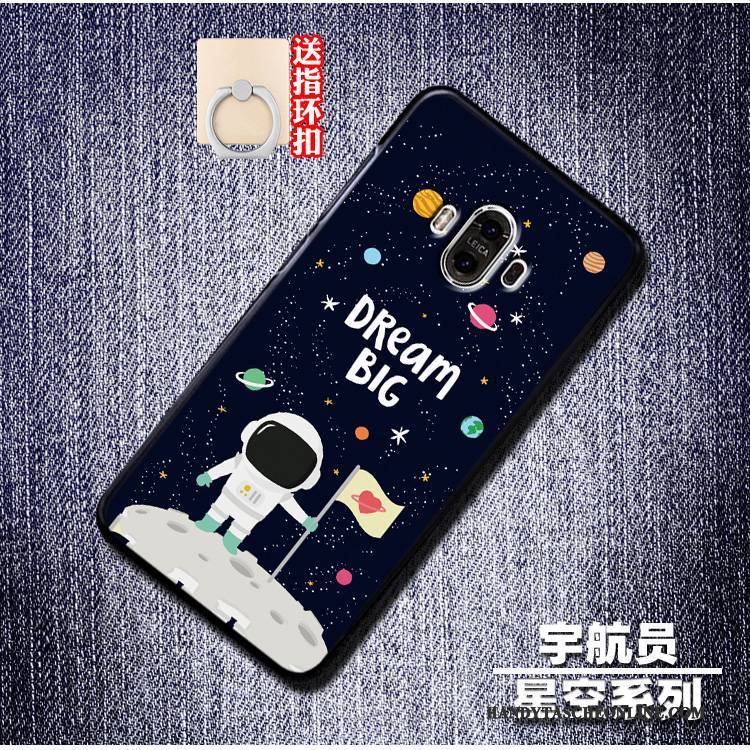 Hülle Huawei Mate 10 Schutz Handyhüllen Hängende Verzierungen, Case Huawei Mate 10 Kreativ Trend Blau