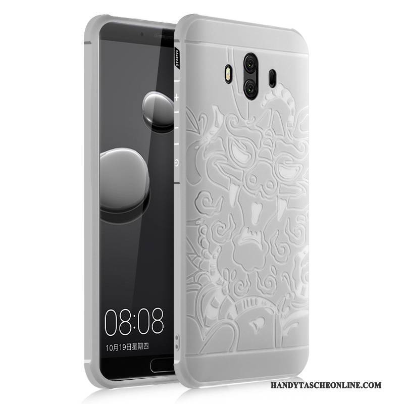 Hülle Huawei Mate 10 Taschen Persönlichkeit Drachenmuster, Case Huawei Mate 10 Weiche Handyhüllen Anti-sturz