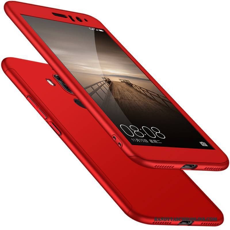 Hülle Huawei Mate 10 Taschen Schwer Rot, Case Huawei Mate 10 Metall Anti-sturz Handyhüllen