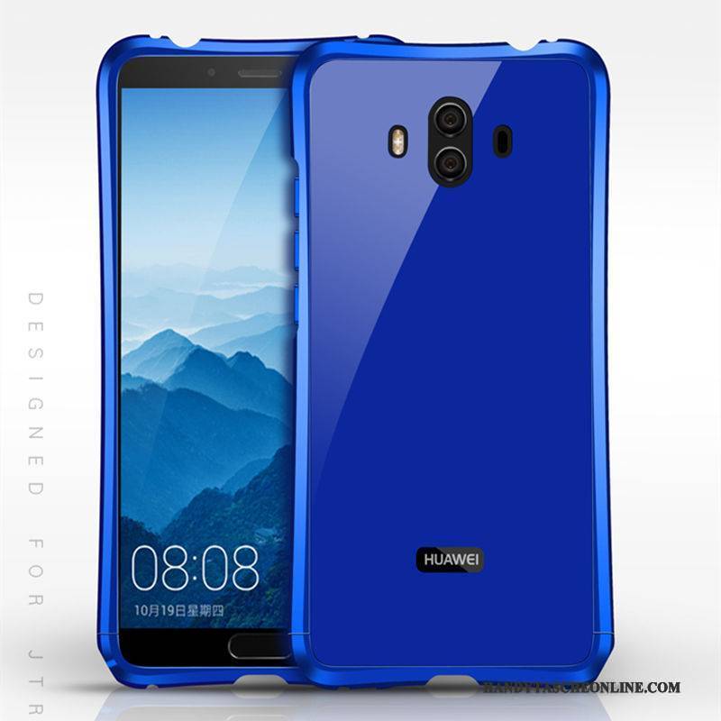 Hülle Huawei Mate 10 Taschen Schwer Trend, Case Huawei Mate 10 Kreativ Blau Handyhüllen
