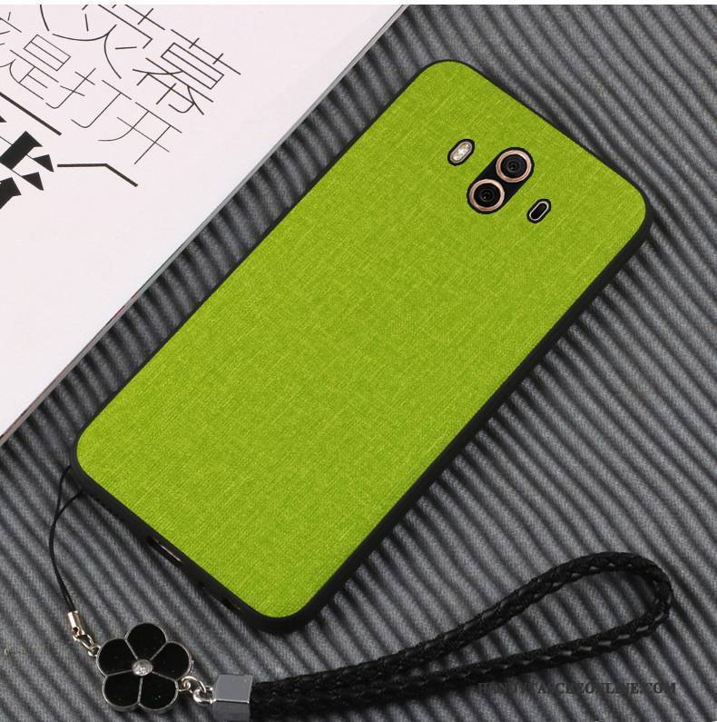 Hülle Huawei Mate 10 Weiche Grün Handyhüllen, Case Huawei Mate 10 Taschen