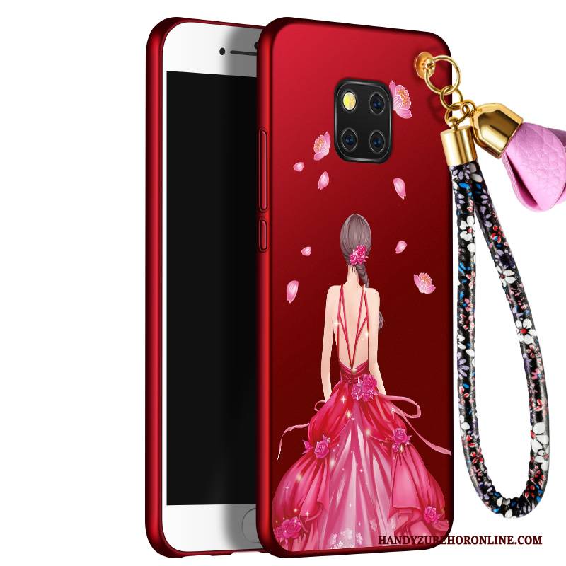 Hülle Huawei Mate 20 Rs Weiche Hängende Verzierungen Rot, Case Huawei Mate 20 Rs Handyhüllen