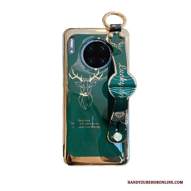 Hülle Huawei Mate 30 Silikon Weihnachten Handyhüllen, Case Huawei Mate 30 Taschen Netto Rot Elch