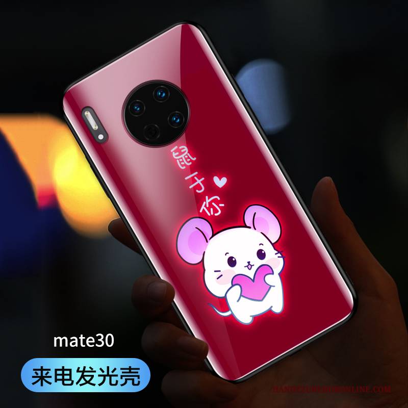 Hülle Huawei Mate 30 Taschen Persönlichkeit Ratte, Case Huawei Mate 30 Kreativ Handyhüllen Neu