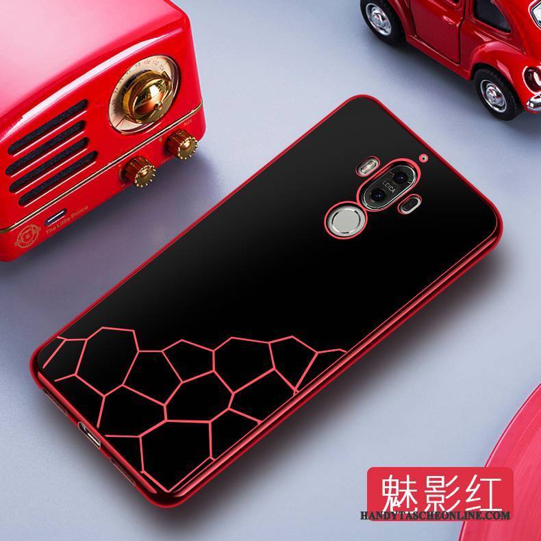 Hülle Huawei Mate 9 Kreativ Anti-sturz Persönlichkeit, Case Huawei Mate 9 Taschen Handyhüllen Rot