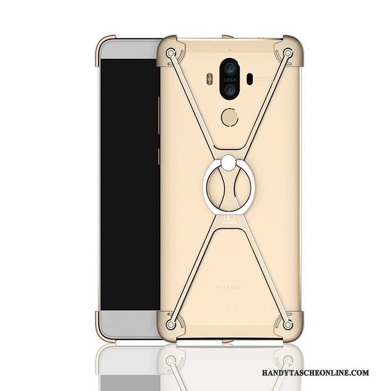 Hülle Huawei Mate 9 Metall Grenze Ring, Case Huawei Mate 9 Rosegold Anti-sturz