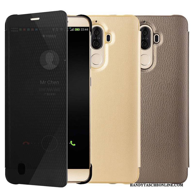 Hülle Huawei Mate 9 Schutz Anti-sturz Gold, Case Huawei Mate 9 Taschen Handyhüllen