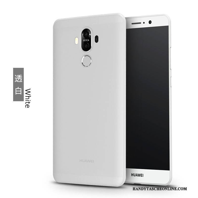 Hülle Huawei Mate 9 Silikon Schlank Weiß, Case Huawei Mate 9 Handyhüllen