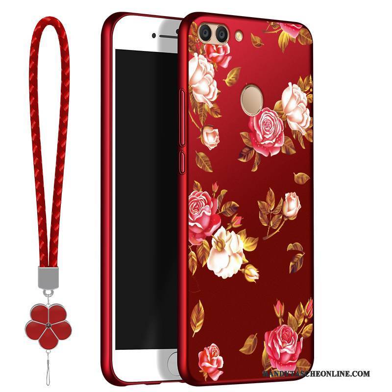 Hülle Huawei P Smart Silikon Rot Anti-sturz, Case Huawei P Smart Taschen Handyhüllen