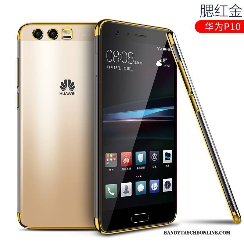 Hülle Huawei P10 Kreativ Gold Trendmarke, Case Huawei P10 Taschen Anti-sturz Persönlichkeit