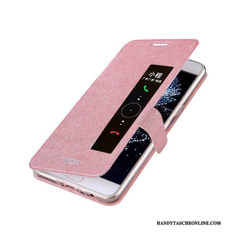 Hülle Huawei P10 Plus Folio Anti-sturz Rosa, Case Huawei P10 Plus Schutz Handyhüllen