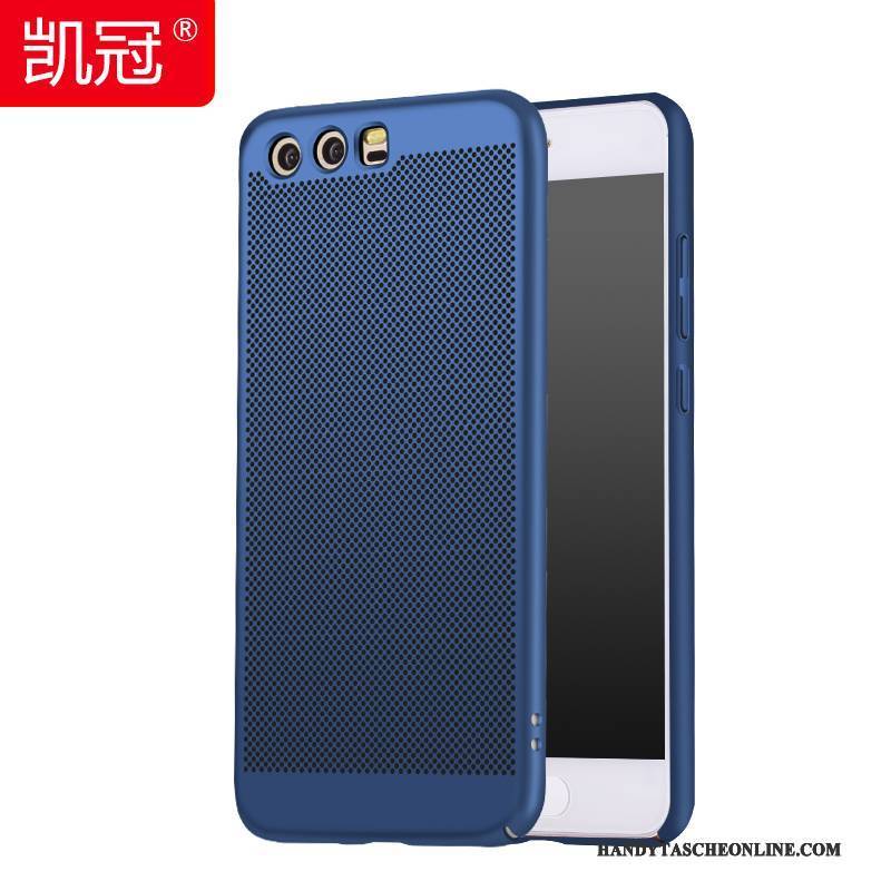 Hülle Huawei P10 Plus Taschen Kühlung Nubuck, Case Huawei P10 Plus Schutz Atmungsaktiv Blau
