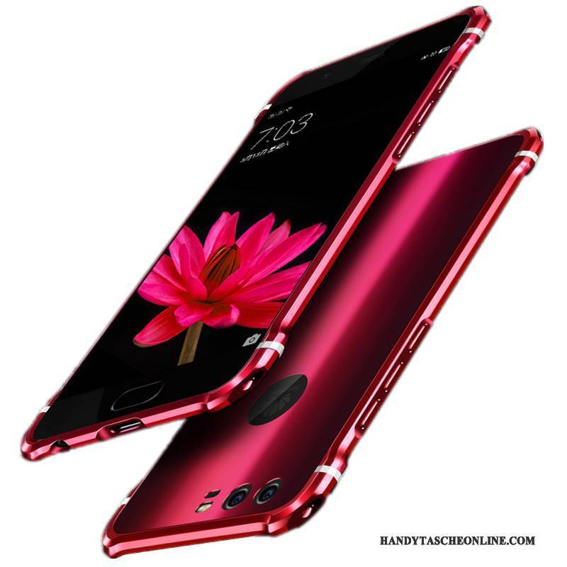 Hülle Huawei P10 Plus Taschen Persönlichkeit Brilliant, Case Huawei P10 Plus Schutz Schwer Rot