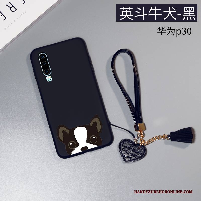 Hülle Huawei P30 Taschen Liebhaber Neu, Case Huawei P30 Karikatur Persönlichkeit Anti-sturz