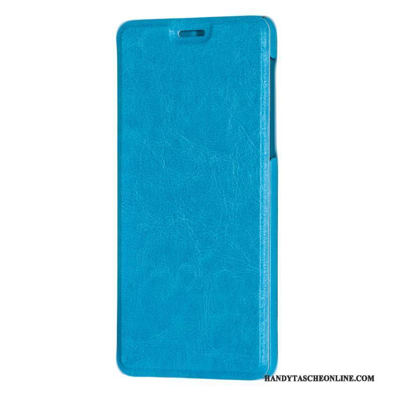 Hülle Huawei P9 Plus Schutz Anti-sturz Handyhüllen, Case Huawei P9 Plus Lederhülle Blau