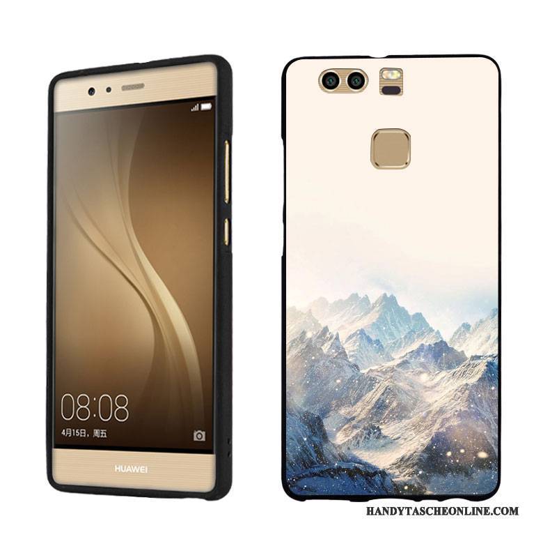 Hülle Huawei P9 Plus Silikon Handyhüllen Khaki, Case Huawei P9 Plus Mode Landschaft Schön