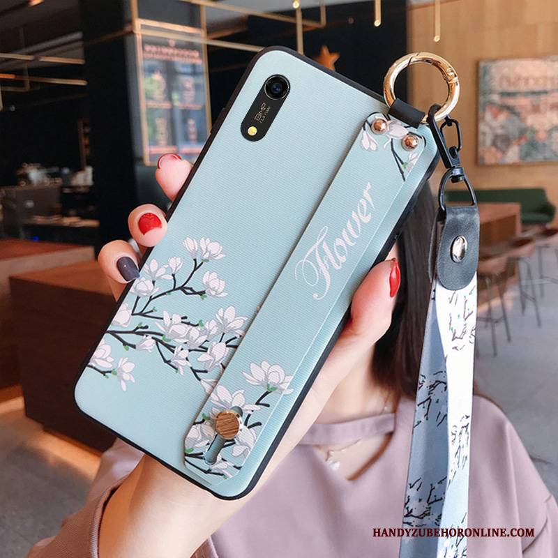 Hülle Huawei Y6 2019 Kreativ Blau Mini, Case Huawei Y6 2019 Silikon Persönlichkeit Handyhüllen