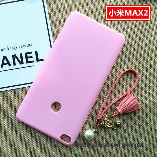 Hülle Mi Max 2 Taschen Handyhüllen Nubuck, Case Mi Max 2 Schutz Rosa Anti-sturz