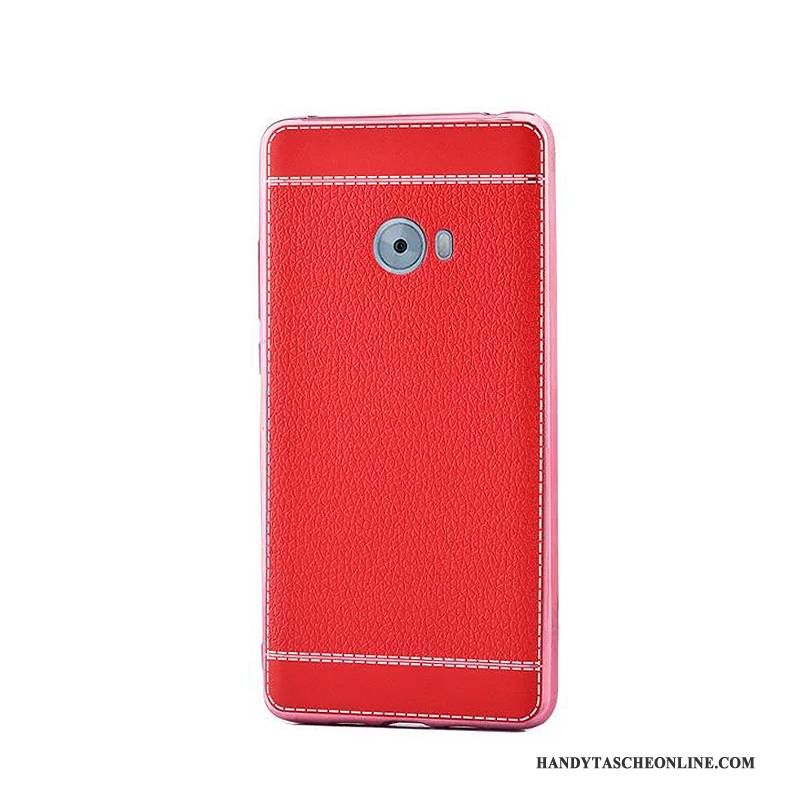 Hülle Mi Note 2 Schutz Überzug Trend, Case Mi Note 2 Leder Mini Rot