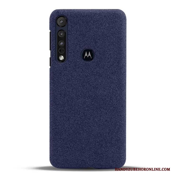 Hülle Motorola One Macro Schutz Leicht Handyhüllen, Case Motorola One Macro Blau
