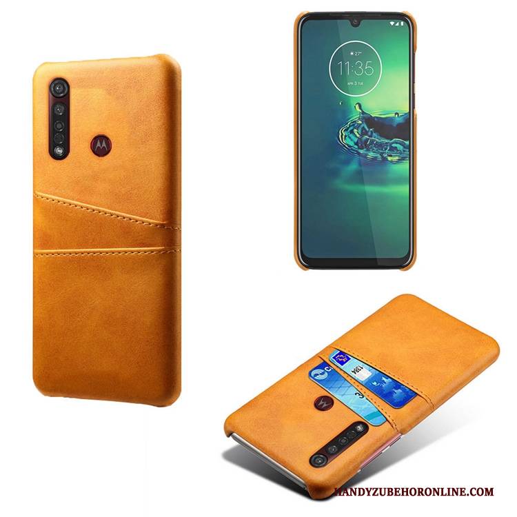 Hülle Motorola One Macro Taschen Muster Handyhüllen, Case Motorola One Macro Kuh Karte