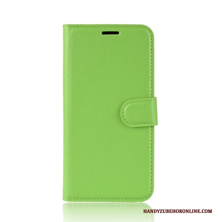 Hülle Nokia 5.1 Plus Taschen Anti-sturz Handyhüllen, Case Nokia 5.1 Plus Geldbörse Grün Karte