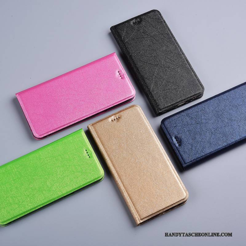 Hülle Redmi Note 4x Farbe Seide Handyhüllen, Case Redmi Note 4x Schutz Rot
