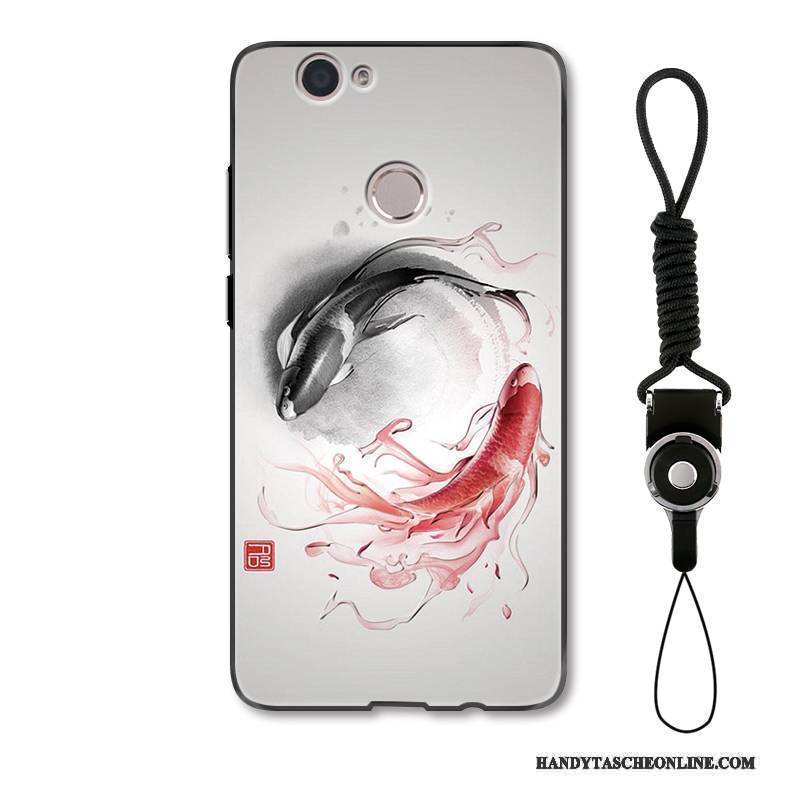Hülle Redmi Note 5a Kreativ Hängende Verzierungen Karpfen, Case Redmi Note 5a Taschen Mini Chinesische Art
