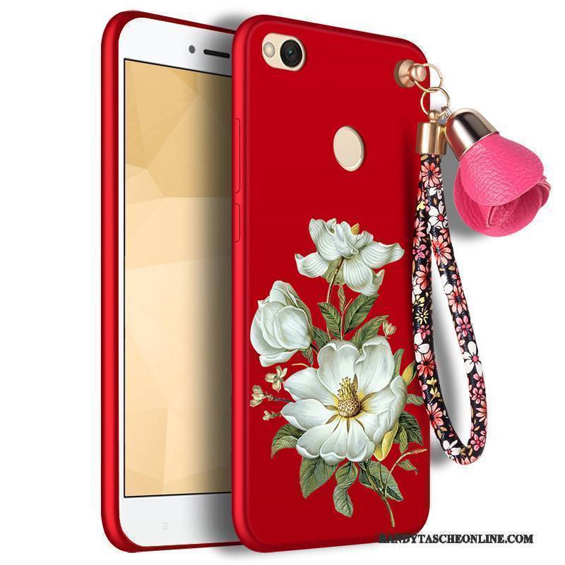 Hülle Redmi Note 5a Silikon Hoch Mini, Case Redmi Note 5a Taschen Rot Handyhüllen