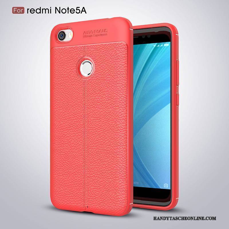 Hülle Redmi Note 5a Silikon Hoch Mini, Case Redmi Note 5a Taschen Rot Persönlichkeit