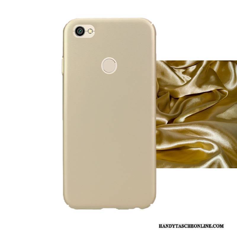 Hülle Redmi Note 5a Taschen Gold Einfarbig, Case Redmi Note 5a Schutz Dünne Farbe