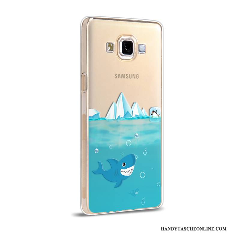 Hülle Samsung Galaxy A5 2015 Schutz Blau Anti-sturz, Case Samsung Galaxy A5 2015 Weiche Handyhüllen