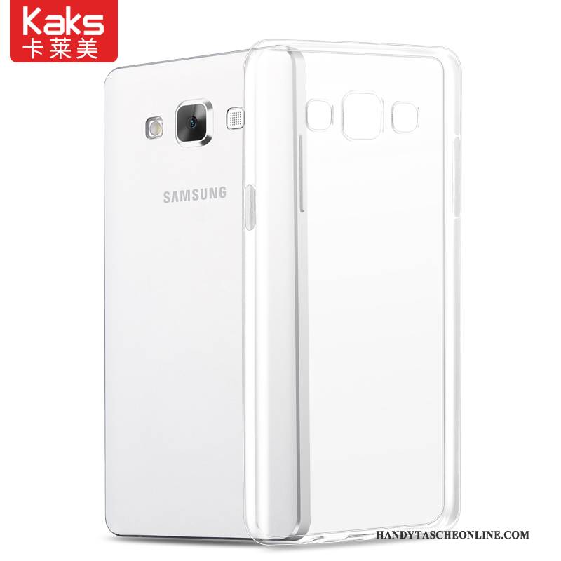 Hülle Samsung Galaxy A5 2015 Schutz Handyhüllen Transparent, Case Samsung Galaxy A5 2015 Weiche Leicht Weiß