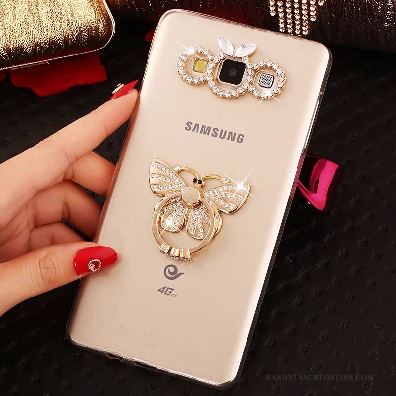 Hülle Samsung Galaxy A5 2015 Weiche Trend Handyhüllen, Case Samsung Galaxy A5 2015 Schutz Gold