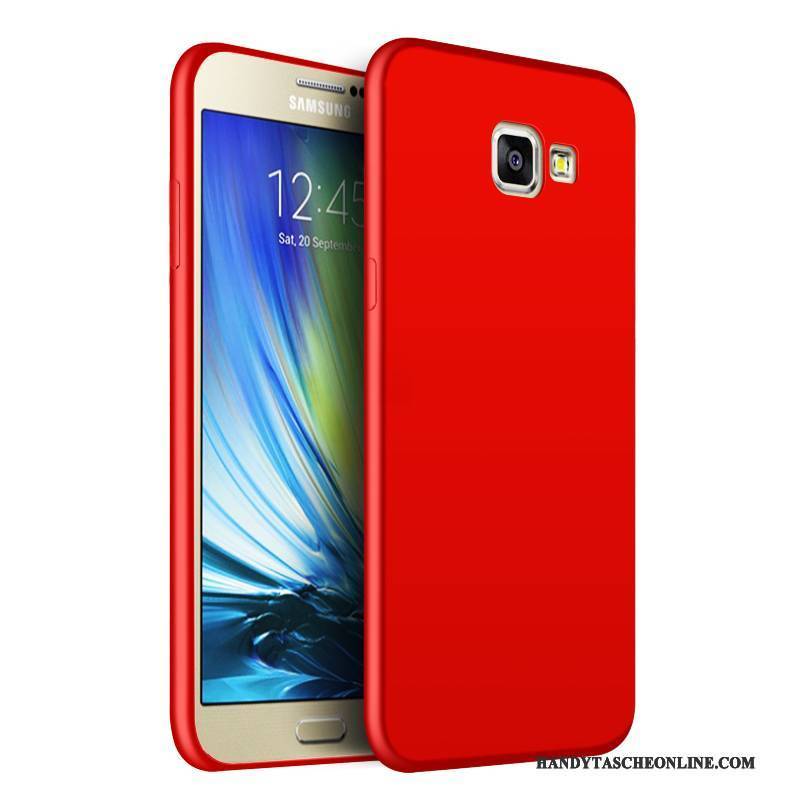 Hülle Samsung Galaxy A9 Taschen Trend Handyhüllen, Case Samsung Galaxy A9 Schutz Rot Hoch
