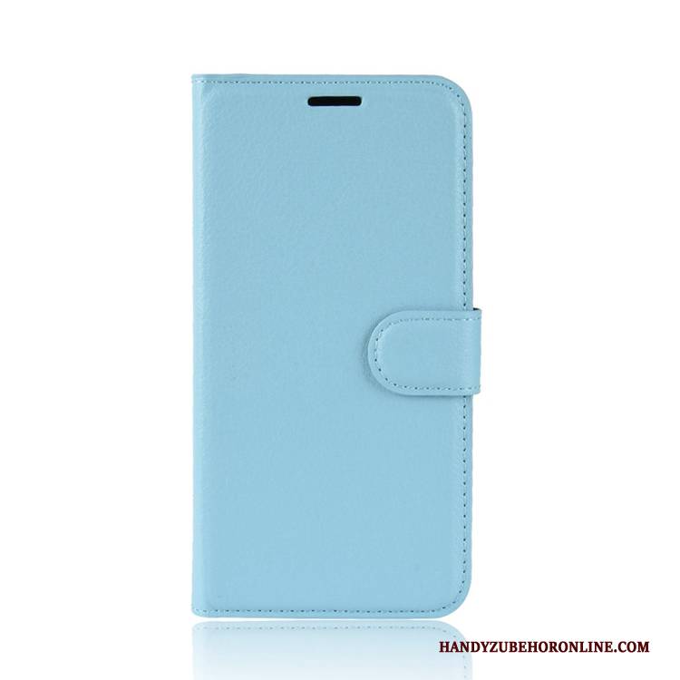 Hülle Samsung Galaxy J6 Geldbörse Karte Blau, Case Samsung Galaxy J6 Schutz Handyhüllen Anti-sturz