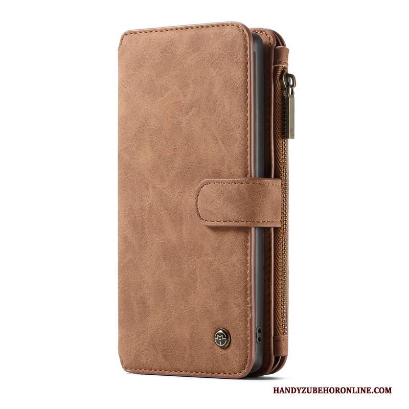 Hülle Samsung Galaxy Note 10+ Leder Handyhüllen, Case Samsung Galaxy Note 10+ Lederhülle