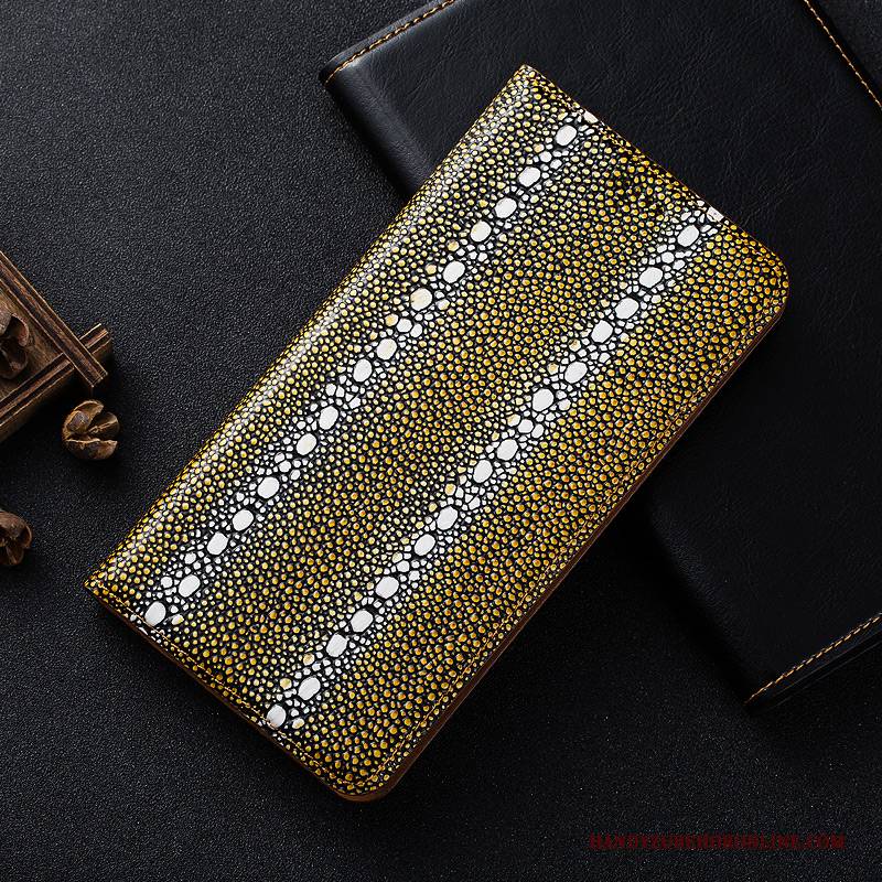 Hülle Samsung Galaxy Note 10+ Taschen Perlen Anti-sturz, Case Samsung Galaxy Note 10+ Folio Gold Handyhüllen