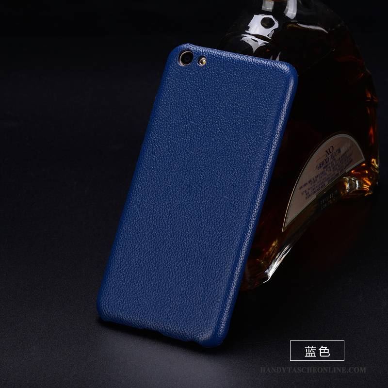 Hülle Samsung Galaxy Note 4 Lederhülle Mini Hintere Abdeckung, Case Samsung Galaxy Note 4 Schutz Handyhüllen Blau
