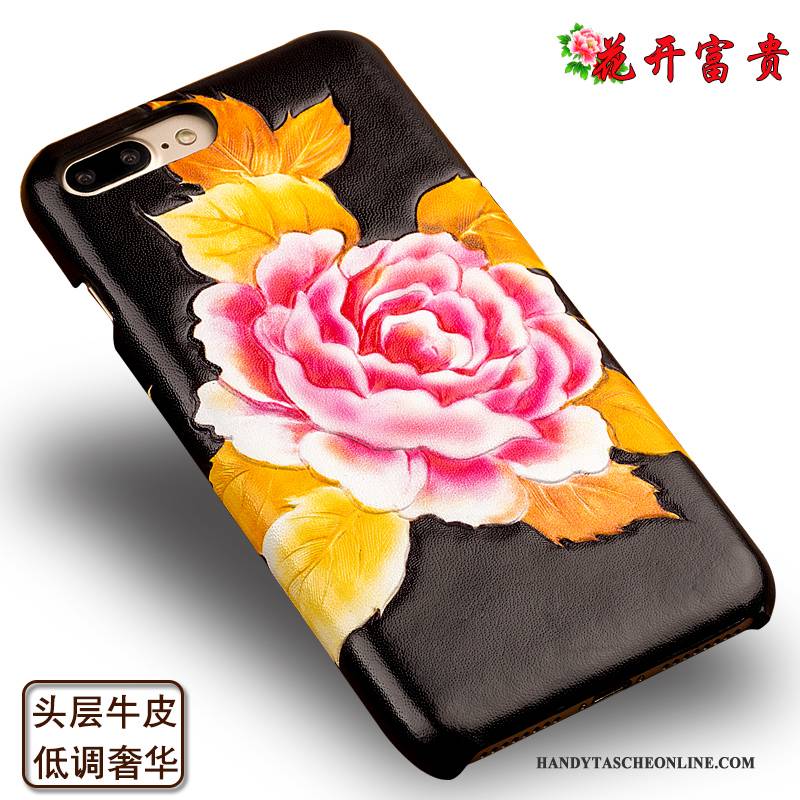 Hülle Samsung Galaxy Note 5 Leder Lilie Blumen, Case Samsung Galaxy Note 5 Schutz Handyhüllen Hintere Abdeckung