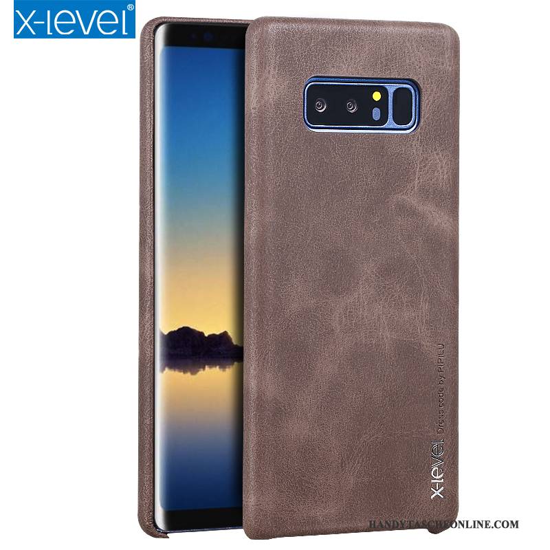 Hülle Samsung Galaxy Note 8 Lederhülle Anti-sturz Handyhüllen, Case Samsung Galaxy Note 8 Kreativ Neu Schlank