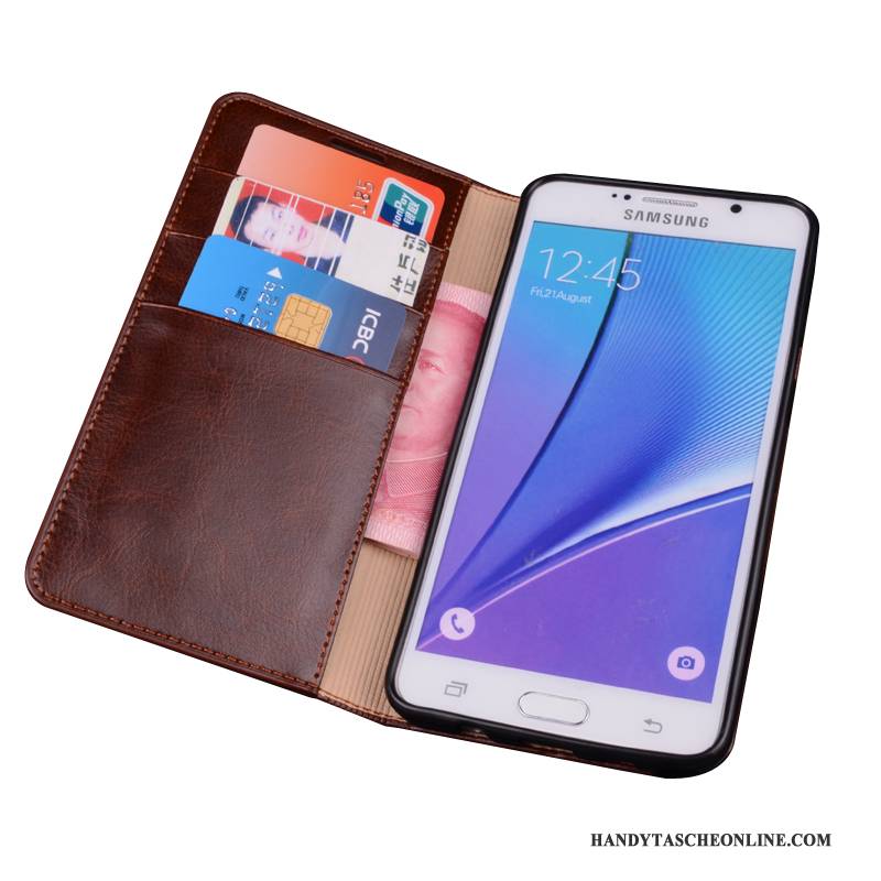 Hülle Samsung Galaxy Note 8 Lederhülle Handyhüllen Anti-sturz, Case Samsung Galaxy Note 8 Folio Business